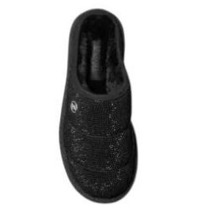 NEW MICHAEL KORS Women’s Winnie Crystal Slippers – Black Size 9M Slip-On Clog